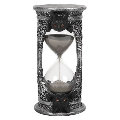 Picture of 17cm Black Cat Hourglass Timer