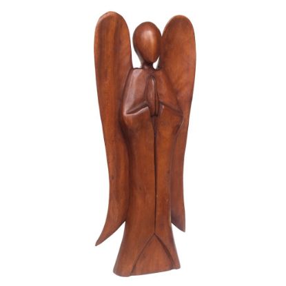Picture of Natural Acacia Wood Angel