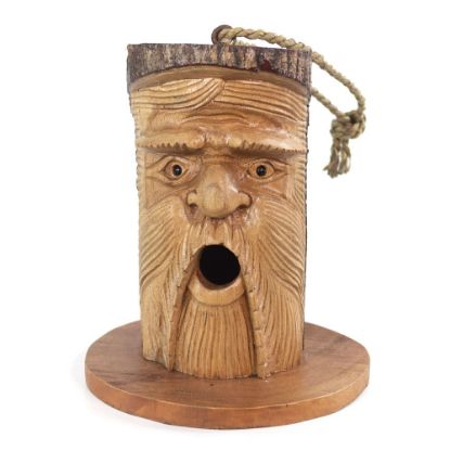 Picture of Pine Wood Green Man Bird House