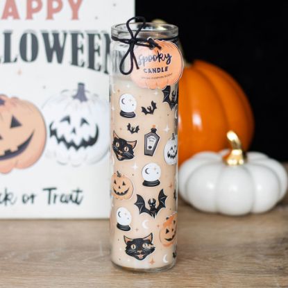 Picture of Spooky Spiced Pumpkin Tube Candle