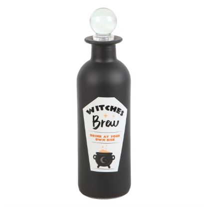 Picture of Decorative Witches Brew Glass Potion Bottle