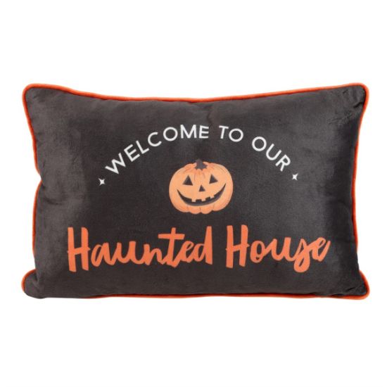 Picture of 40cm Rectangular Haunted House Cushion