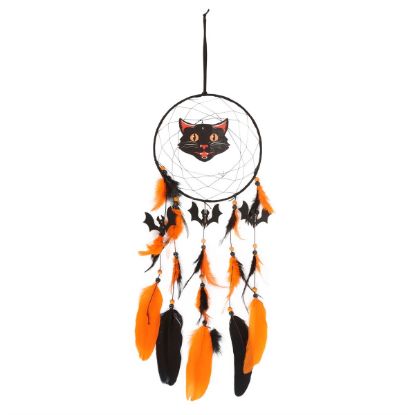 Picture of Black Cat Halloween Dreamcatcher