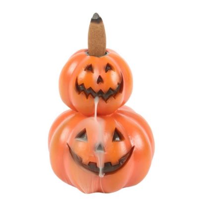 Picture of Stacked Pumpkins Backflow Incense Burner