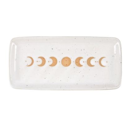 Picture of 17cm Moon Phase Ceramic Trinket Tray