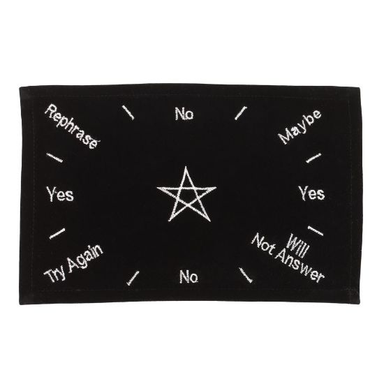 Picture of Embroidered Pentacle Pendulum Mat