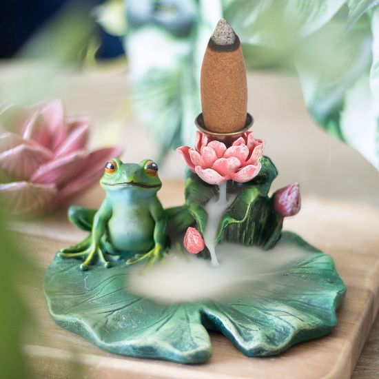 Picture of Lily Pad Backflow Incense Burner