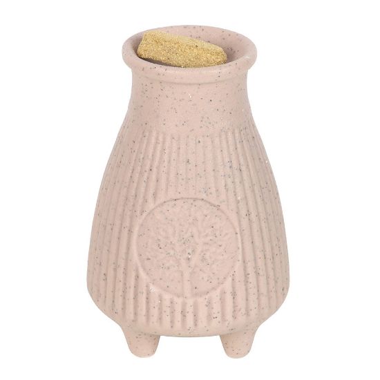 Picture of Greige Ribbed Palo Santo Brick Burner