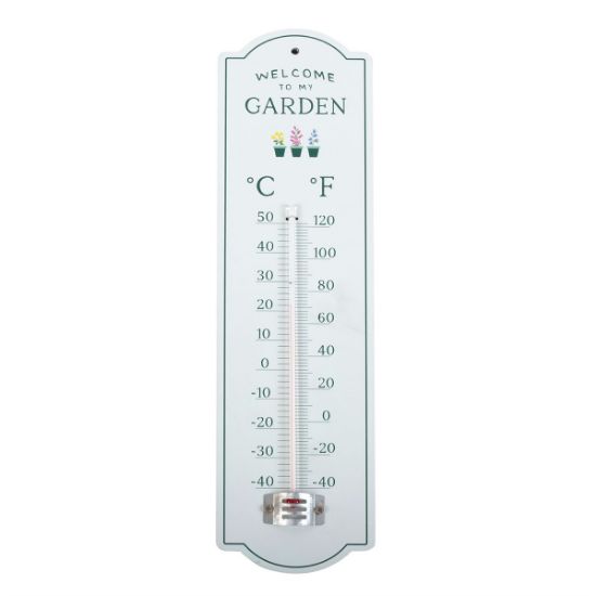 Picture of Welcome to My Garden Wall Thermometer