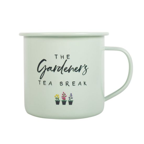 Picture of Gardener's Tea Break Enamel Mug 