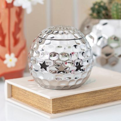 Picture of Silver Disco Ball Oil Burner