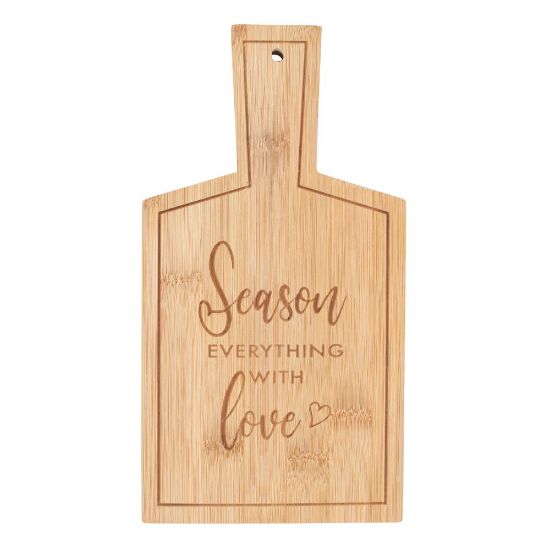 Picture of Season Everything with Love Bamboo Serving Board