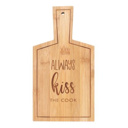 Picture of Kiss the Cook Bamboo Serving Board