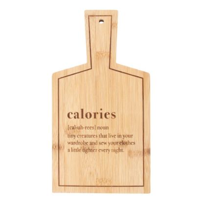 Picture of Calories Bamboo Serving Board