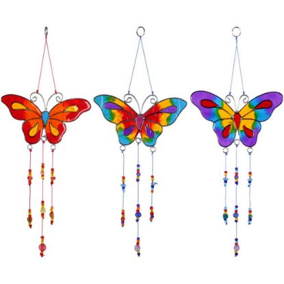 Picture of Set of 12 Butterfly Suncatchers