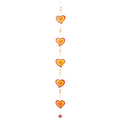 Picture of Red/Yellow String Of Hearts