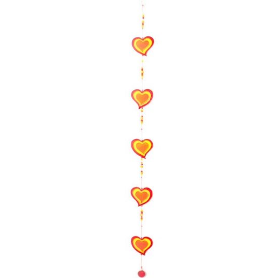 Picture of Red/Yellow String Of Hearts