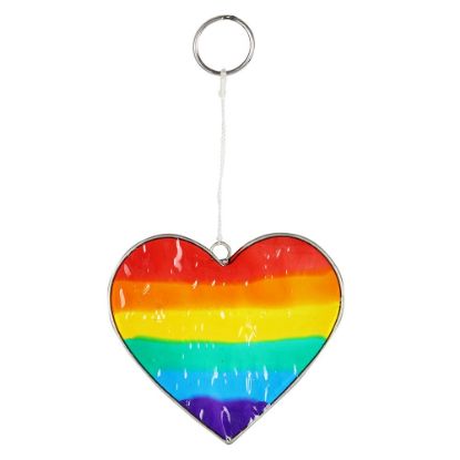 Picture of Rainbow Heart Suncatcher