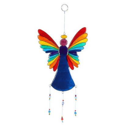 Picture of 38cm Rainbow Angel Suncatcher