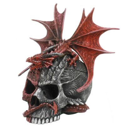 Picture of Serpent Infection Lidded Skull Ornament by Spiral Direct