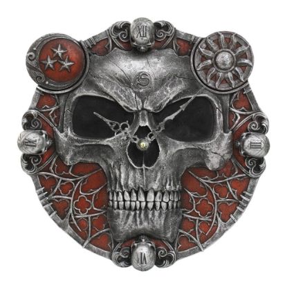 Picture of 11.5in Hands of Death Resin Clock by Spiral Direct