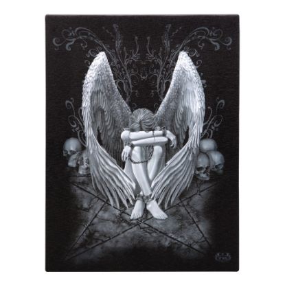 Picture of 19x25cm Enslaved Angel Canvas Plaque by Spiral Direct