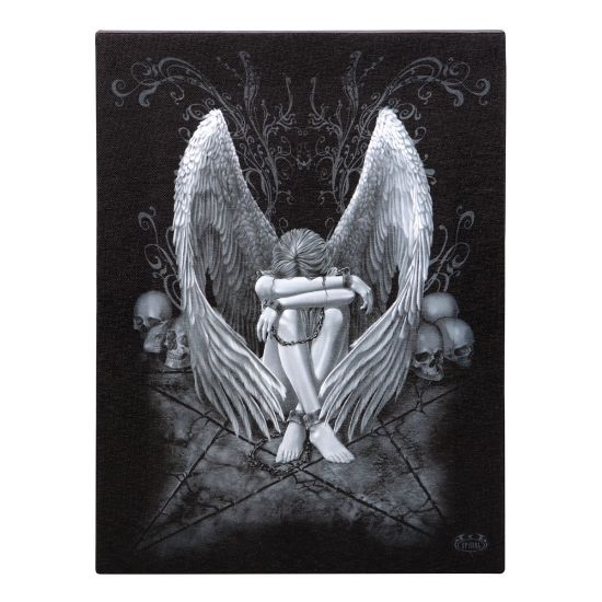 Picture of 19x25cm Enslaved Angel Canvas Plaque by Spiral Direct