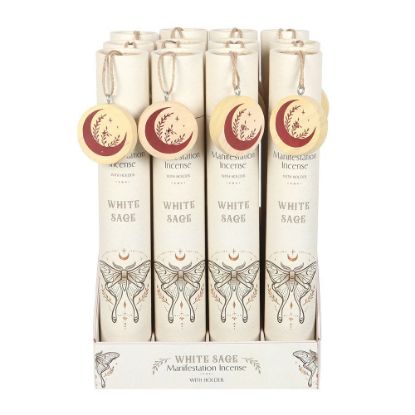 Picture of Set of 12 White Sage Manifestation Incense Stick Gift Sets