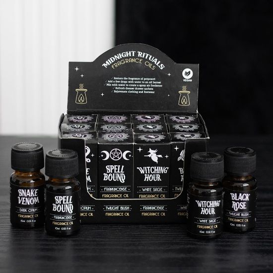 Picture of Set of 12 Midnight Rituals Fragrance Oils in Display