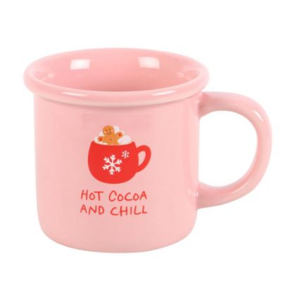 Picture of Pink Hot Cocoa and Chill Mug