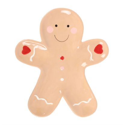 Picture of Gingerbread Man Ceramic Serving Plate