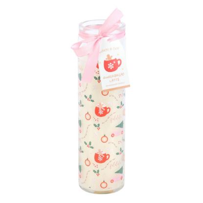 Picture of Sugarplum Fun Christmas Print Tube Candle