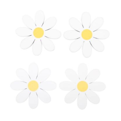 Picture of Set of 4 Daisy Shaped Coasters