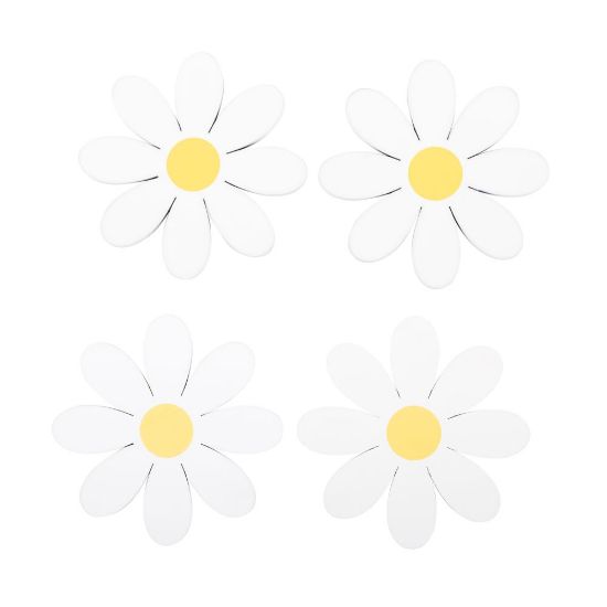 Picture of Set of 4 Daisy Shaped Coasters