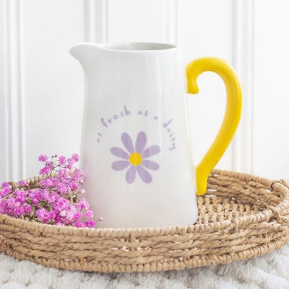 Picture of Fresh as a Daisy Ceramic Flower Jug