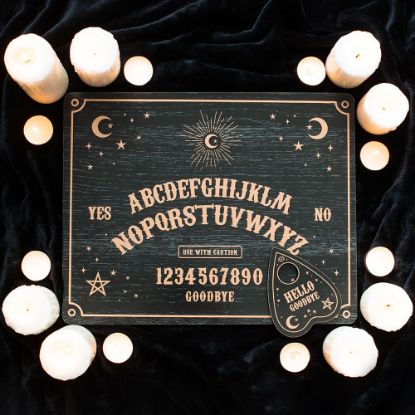 Picture of Black Talking Board with Planchette