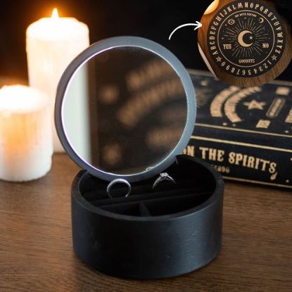 Picture of Black Talking Board Jewellery Box