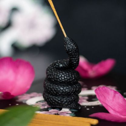 Picture of Black Snake Incense Stick Holder