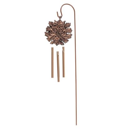Picture of Bronze Effect Green Man Windchime Stake