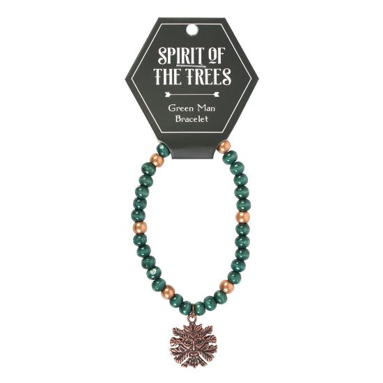 Picture of Green Man Wooden Charm Bracelet