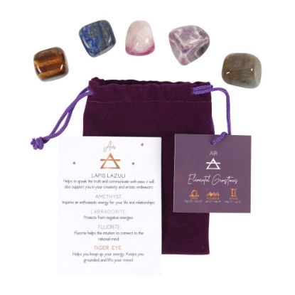 Picture of Air Element Tumble Gemstone Set