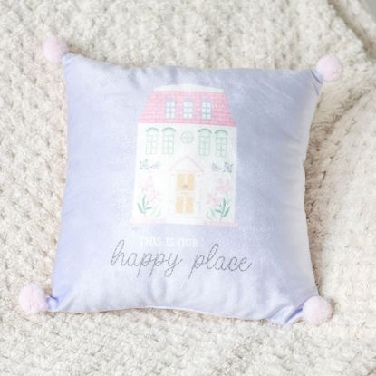 Picture of 35cm Square This Is Our Happy Place Square Cushion