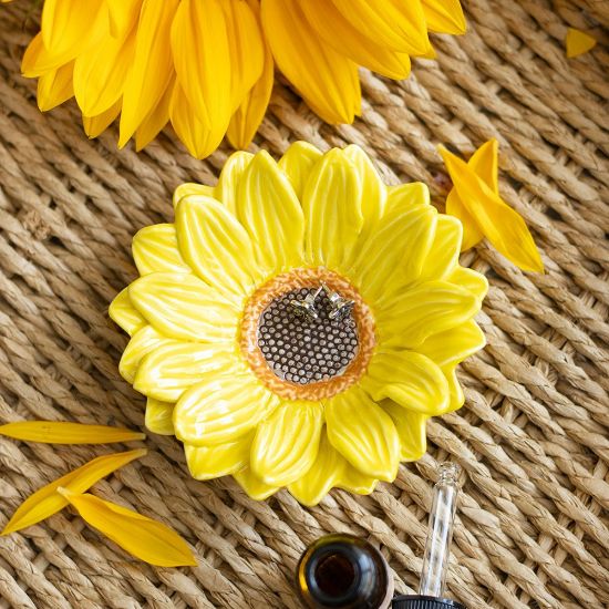 Picture of Sunflower Trinket Dish