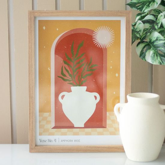 Picture of Vase No.4 Framed Wall Art Print