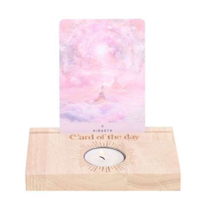 Picture of Natural Card of the Day Tarot Card Stand Tealight Holder