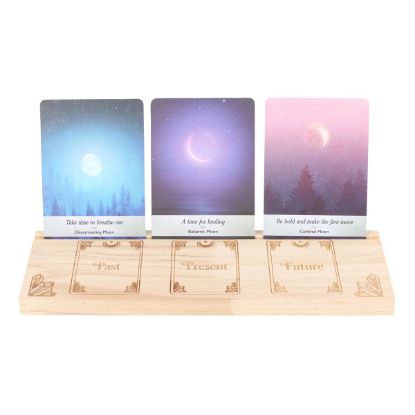 Picture of Natural Past Present Future Tarot Card Stand