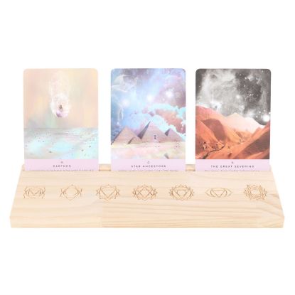 Picture of Natural Seven Chakras Tarot Card Stand