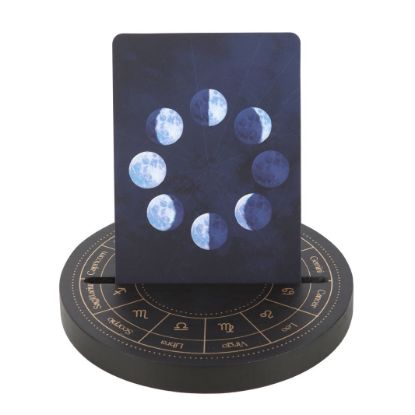 Picture of Black Astrology Wheel Tarot Card Stand