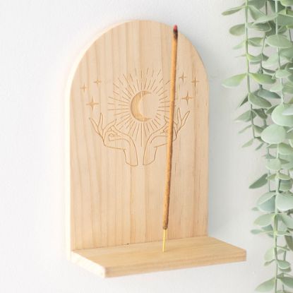 Picture of Natural Mystical Hands Incense Holder Shelf