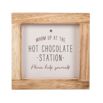 Picture of Hot Chocolate Station Wooden Sign
